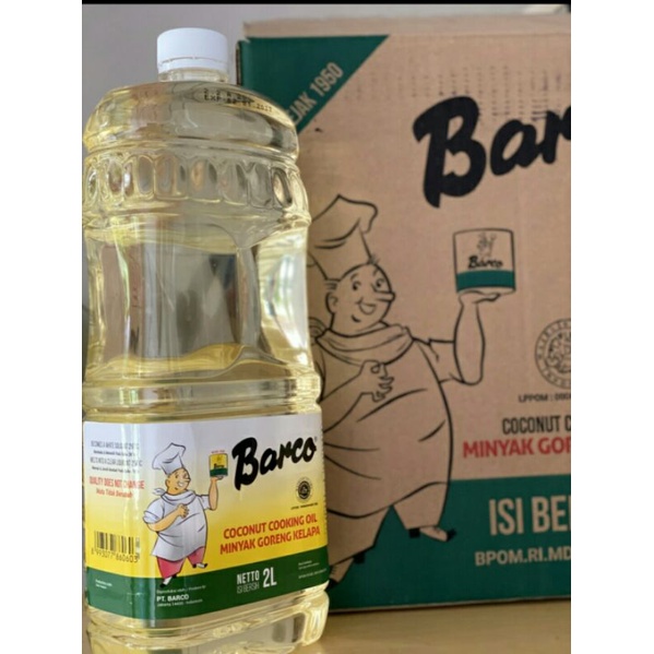

MINYAK GORENG BARCO 2 LITER BOTOL 1 DUS