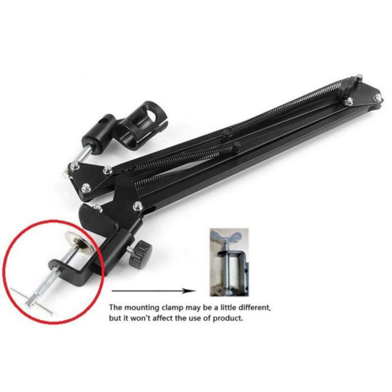 Stand Mikrofon Microphone Stand Arm Meja Suspension Boom Stand Mic Condenser Recording