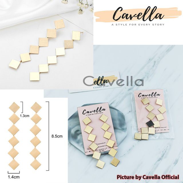 Premium Earring Anting by Cavella - Model : Jubille ER007