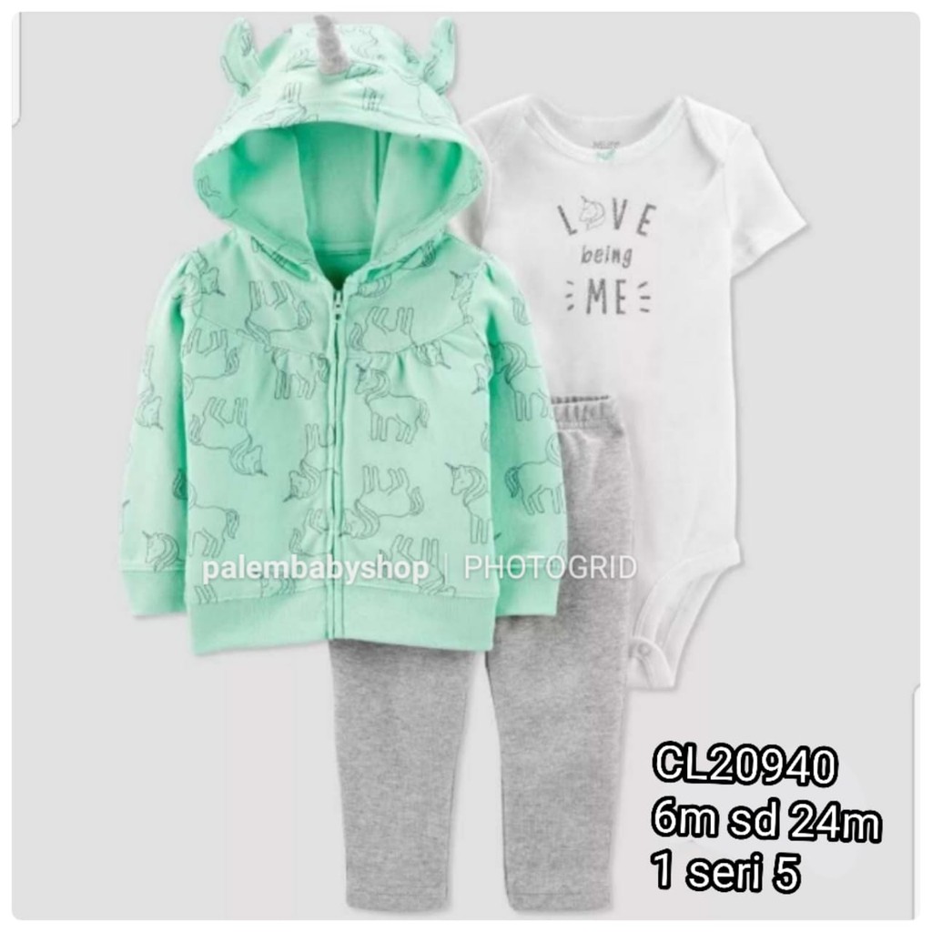 Catell Love Setelan Jaket 3in1 Baby Boy&amp;Girl