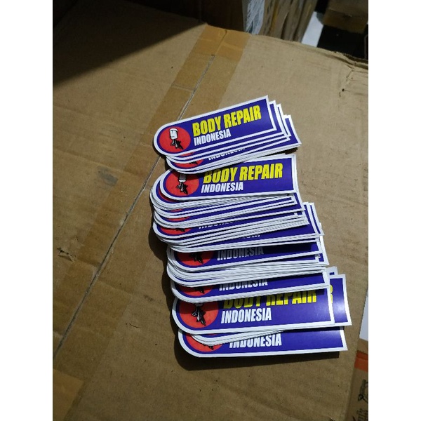 stiker body repair