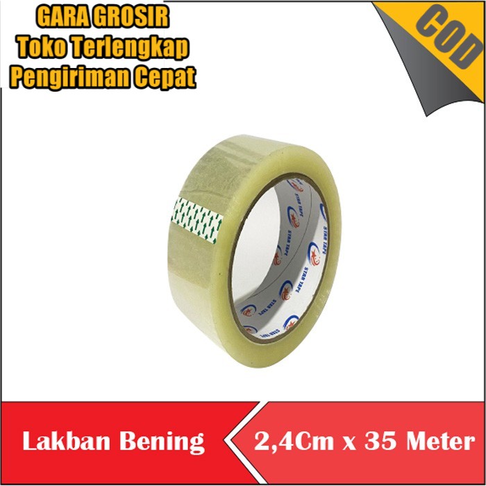 

ISOLASI SELOTIP BAN BENING 1 SOLASI TAPE BENING 1 INCH LAKBAN