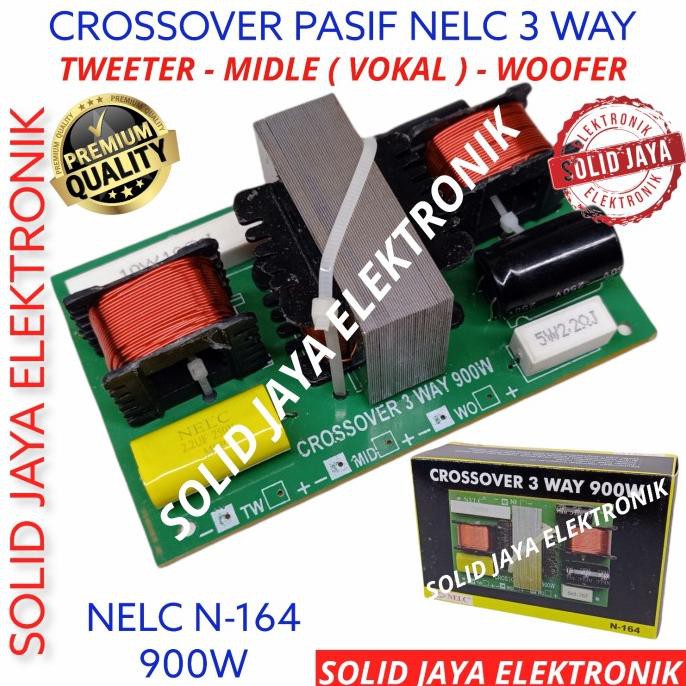 Crossover 3 Way 900W Nelc N-164 Crossover Pasif 3 Way 900 Watt Nelc Kode 886