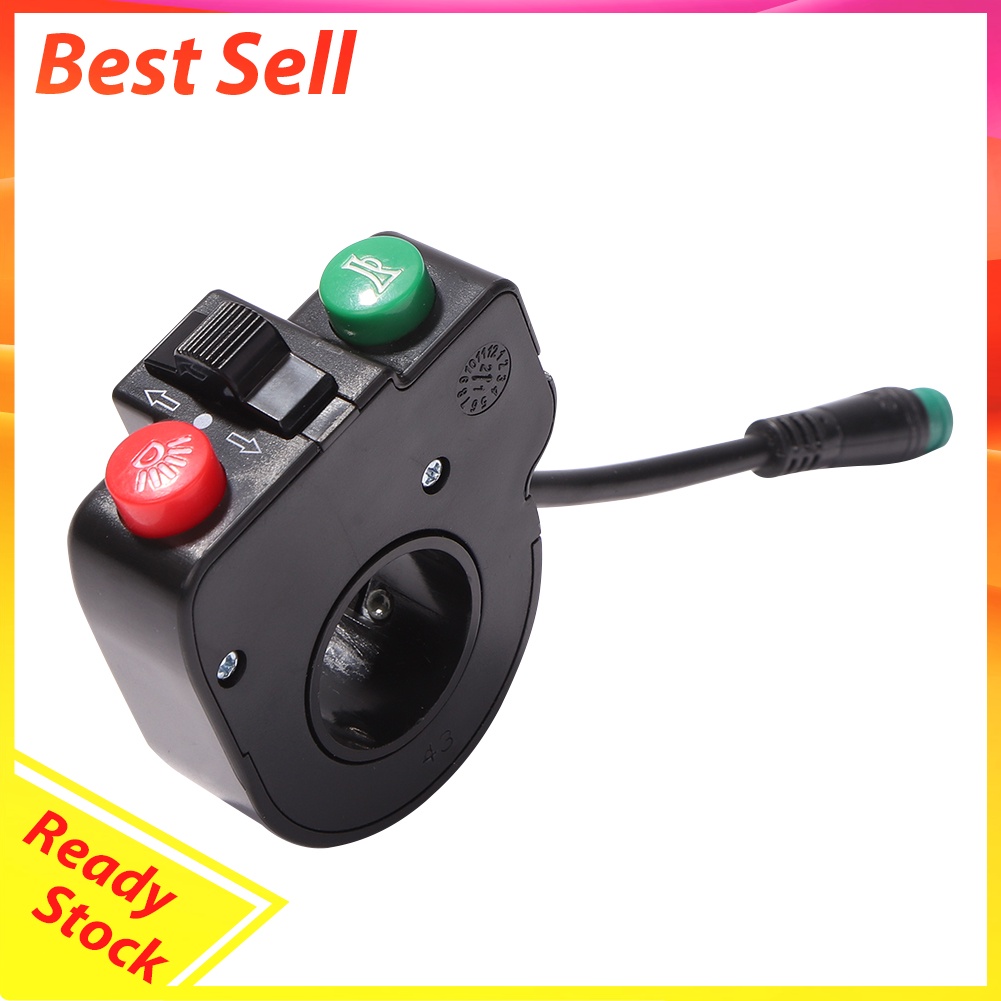 Waterproof Handlebar Headlight Horn Turn Signal Switch for KUGOO M4 PRO