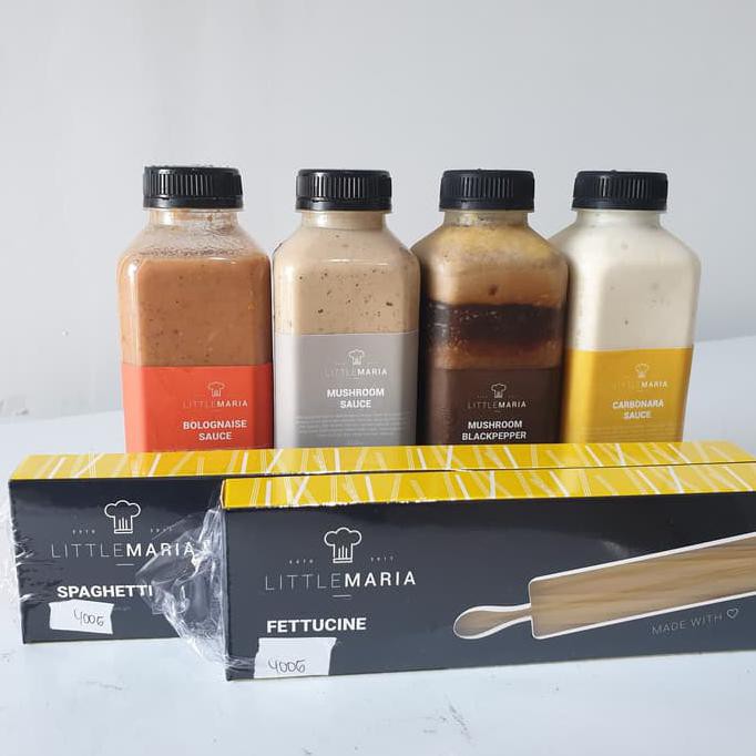 

Promo Terbatas - Littlemaria Sauces 500Ml Free 1 Spaghetti/Fettucine Pasta - Blackpepper