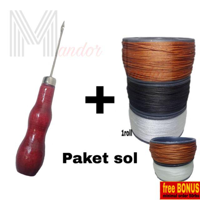 jarum dan benang sol-Jarum+nilon Hitam