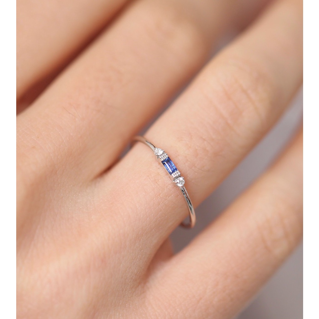 Jza0189 Cincin Bahan Sterling Silver 925 Desain Mawar Hijau Untuk Wanita