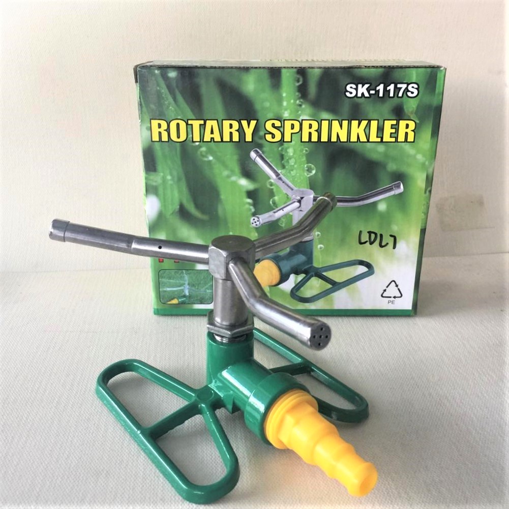 ROTARY SPRINKLER SK-117S / SPRINKLER TAMAN / SEMPROTAN TAMAN PUTAR / KERAN KRAN BALING BALING