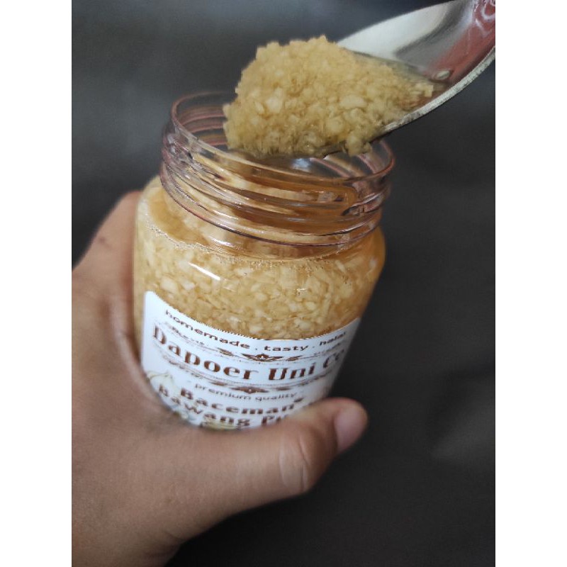 

Baceman Bawang Putih minyak bawang putih bawang putih cincang bumbu masakan instan homemade 200gr