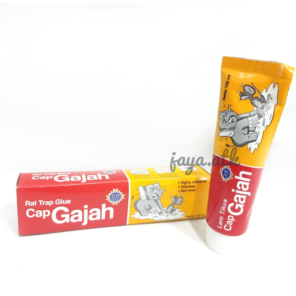 LEM TIKUS CAP GAJAH 100 ML TUBE LEM PERANGKAP TIKUS