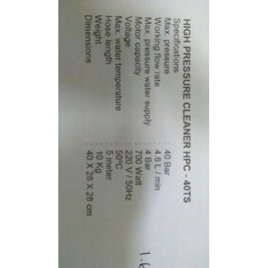 Jual perkakas mesin steam mobil cuci motor apw 40 nankai  jet c Berkualitas Berkualitas