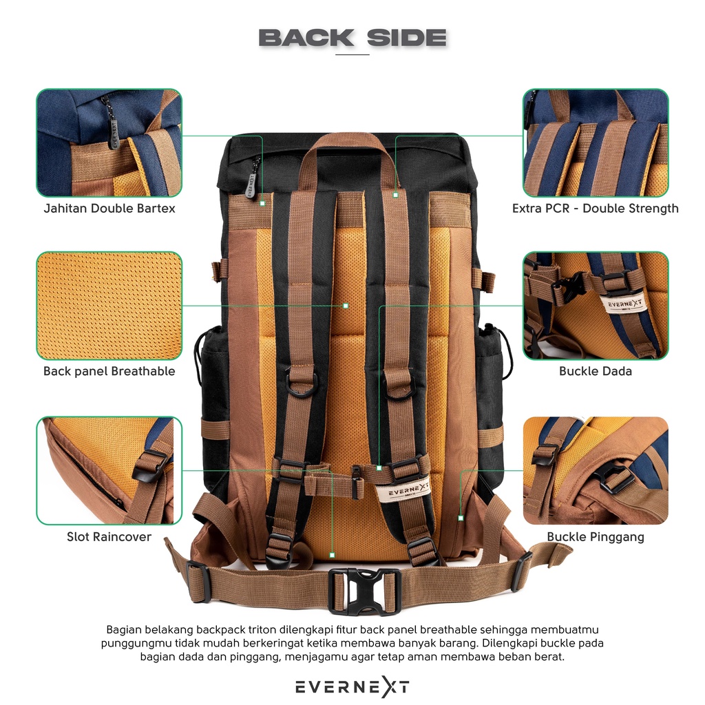 Tas Ransel Bacpack Pria Tas Gunung Outdoor Terbaru Original Premium