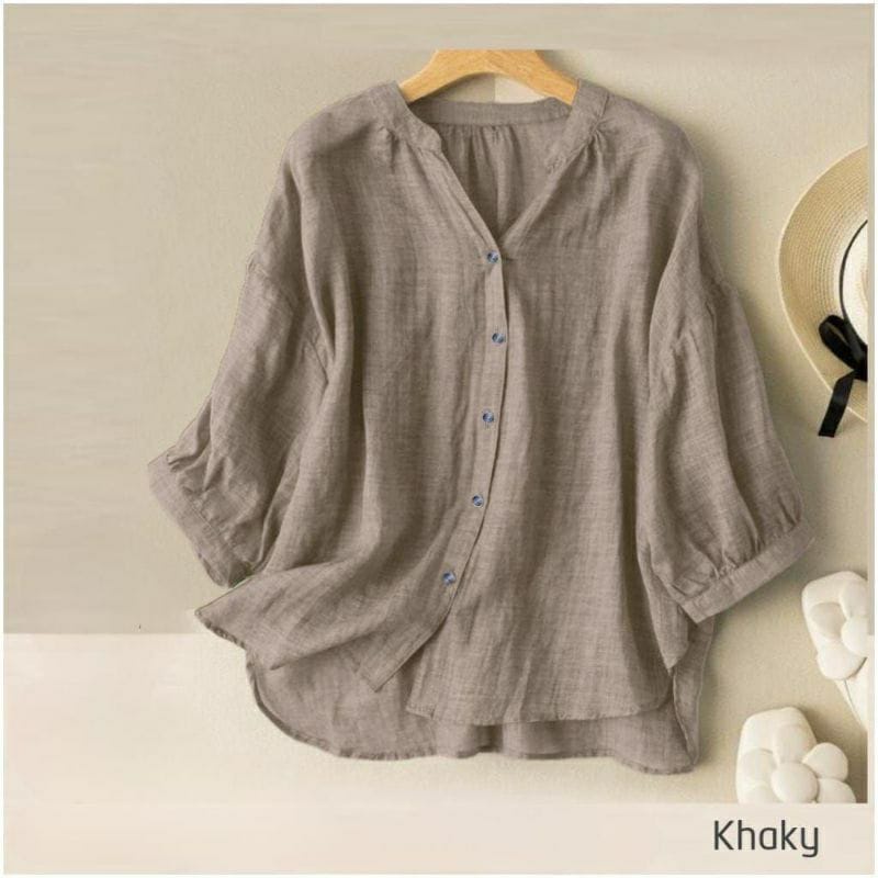 Kemeja wanita linen korean style