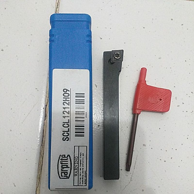 holder bubut luar SCLCL 1212H09 holder utk insert ccmt09 / ccmt 09 holder kiri