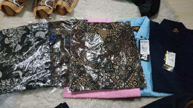 Bswart Batik Hrb026 Kenongo Hem Pendek Padi Pekalongan M L Xl Batik Pria Murah Modern Grosir