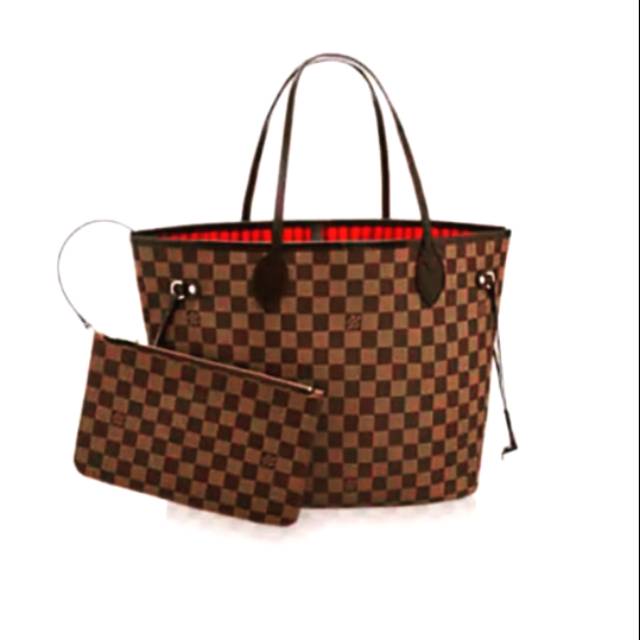 LV 100% Original Paris Neverfull Mm Damier