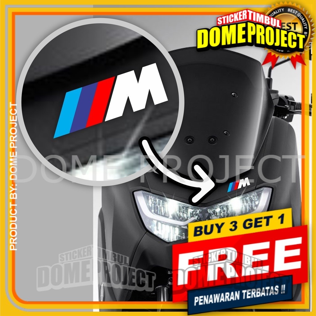 BMW M PERFORMANCE STICKER CUTTING SATUAN STIKER MOBIL STIKER AKSESORIS SEPEDA MOTOR