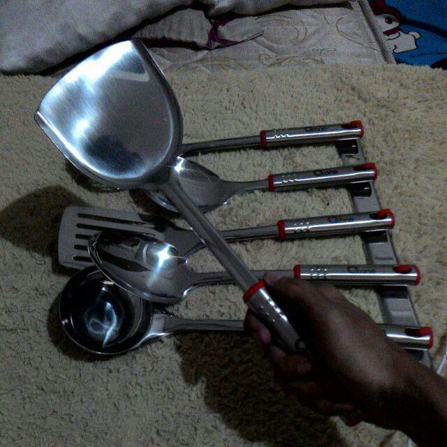Oxone Ox-963 Spatula Bahan Stainless Steel. Isi 7 Pcs