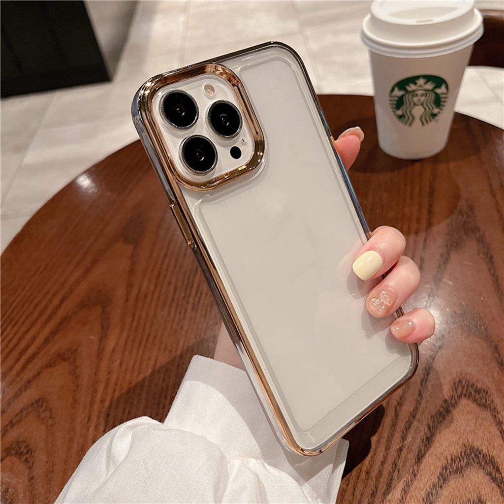 (Gen2) Soft case Tpu Transparan Untuk iPhone 13 12 11 Pro MAX XS MAX XR X 7 + 8 Plus