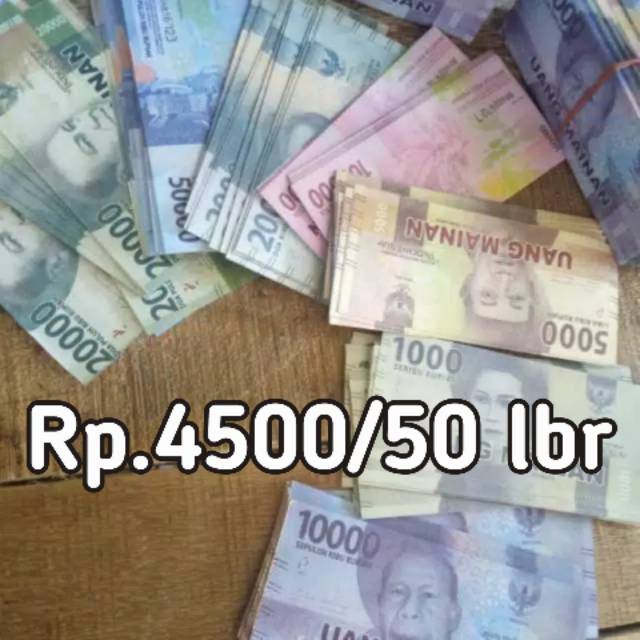 Uang Mainan untuk Kreasi Mahar / Uang Mainan Monopoly