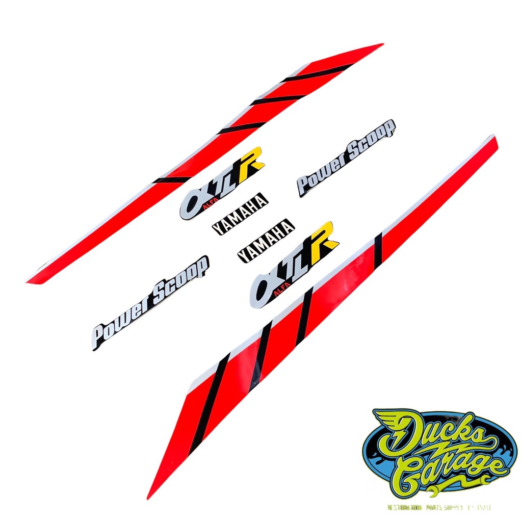 striping sticker stiker list body yamaha alfa tahun 1990 dan 1992