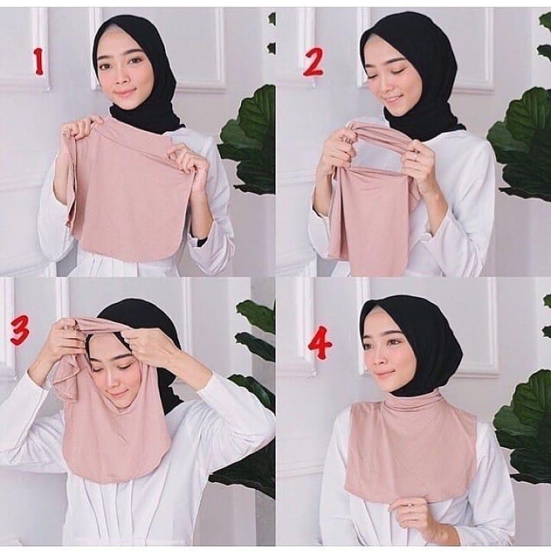 Manset Leher Dalaman Inner Ciput Hijab