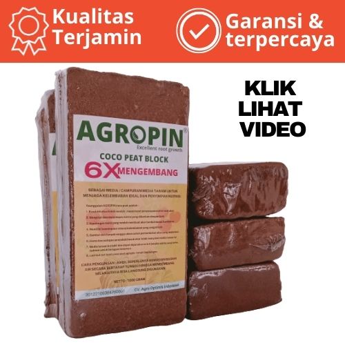 cocopeat media tanam mengembang 6X (Putar video produk)