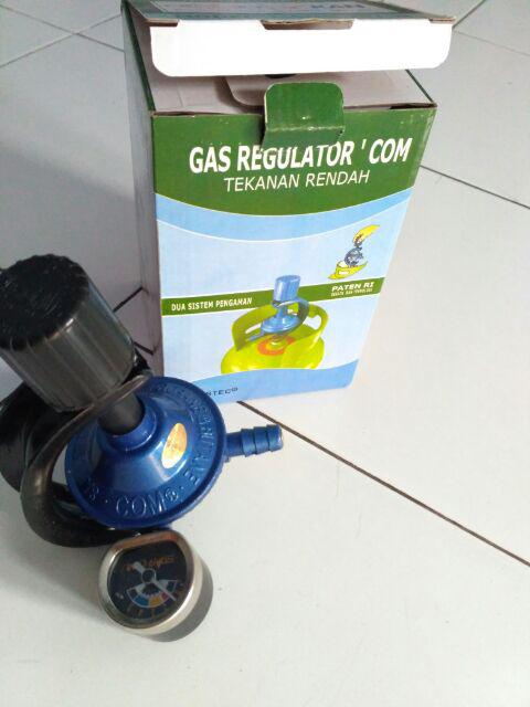 Regulator Gas Meter Tekanan Rendah Destec Com 201m Dua Sistem Pengaman Sni Original