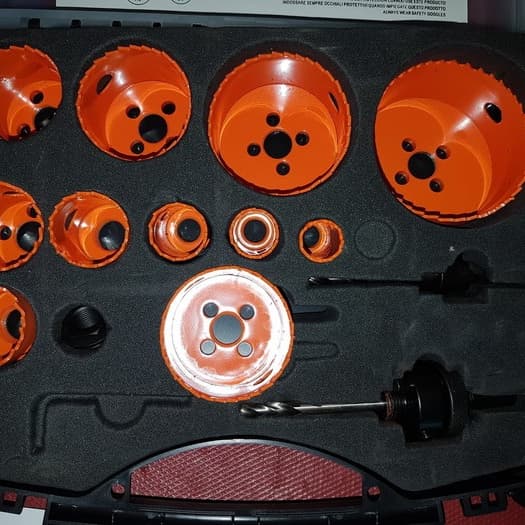 Hole saw metal set -Mata bor gergaji bulat lubang plat