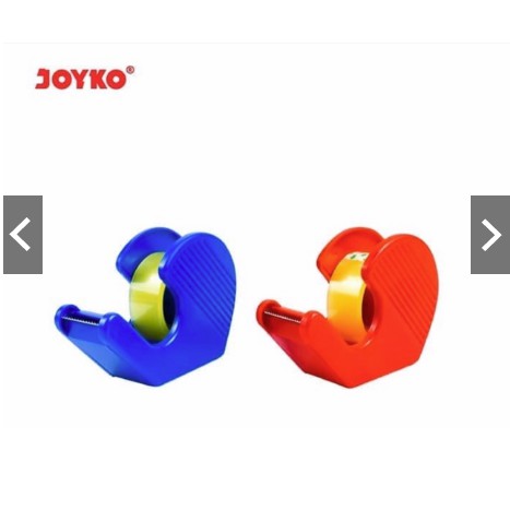 MURAH - JOYKO TAPE CUTTER DISPENSER KECIL FREE ISOLASI TEMPAT ISOLASI MINI BIRU/ MERAH PORTABLE TAPE