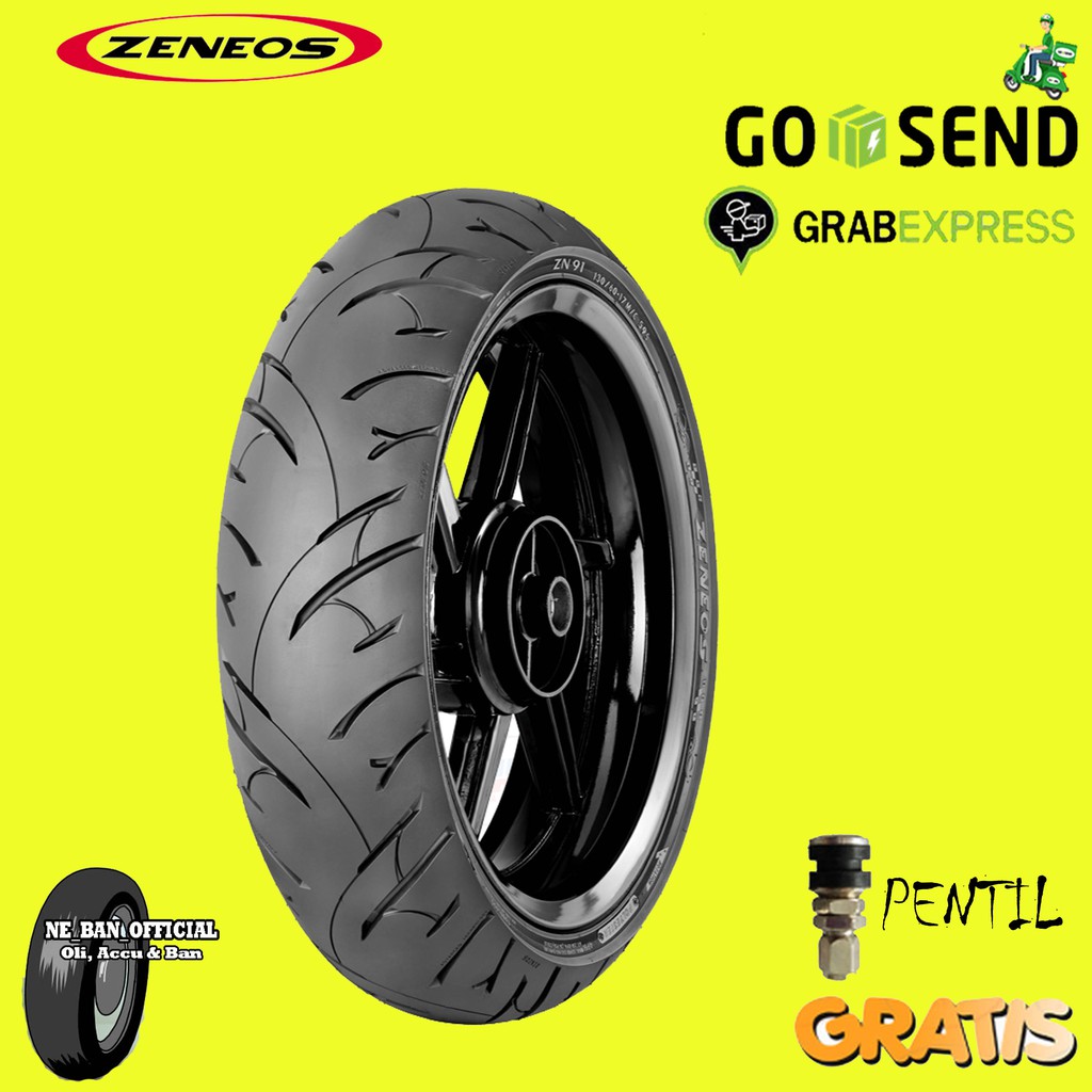 BAN MOTOR ZENEOS ZN91 130/60 RING 17 TUBELESS