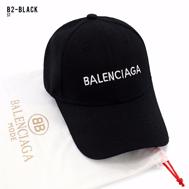 Topi Baseball BAL*NCI*GA Embroidered Putih /Hitam