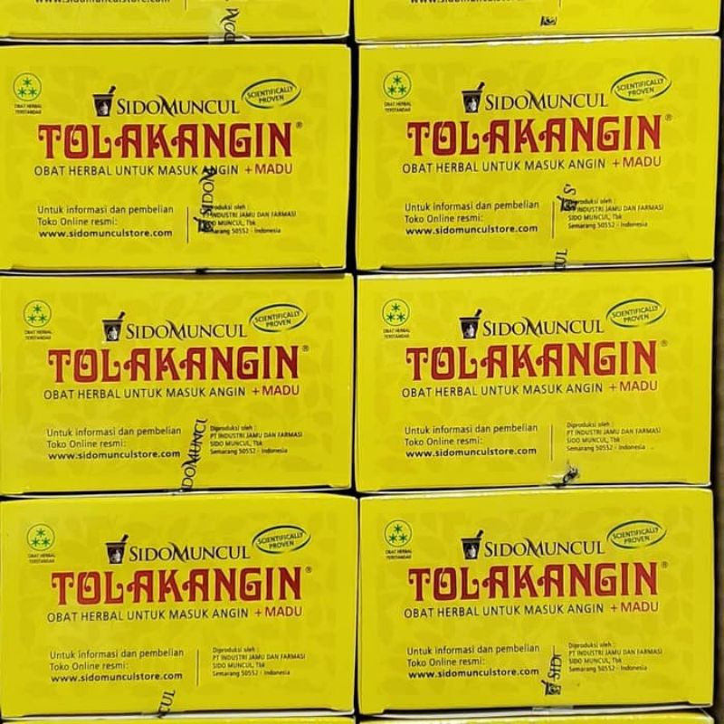 

Tolak Angin Sidomuncul Minuman Herbal Sachet (1 Dus = 12 Pcs)