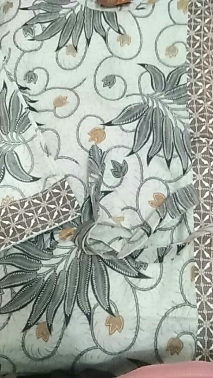 M-l-xl-xxl Jumbo Batik Tunik Wanita Asj Sa Hrb026 Kenongo Pekalongan Sogan Tulis