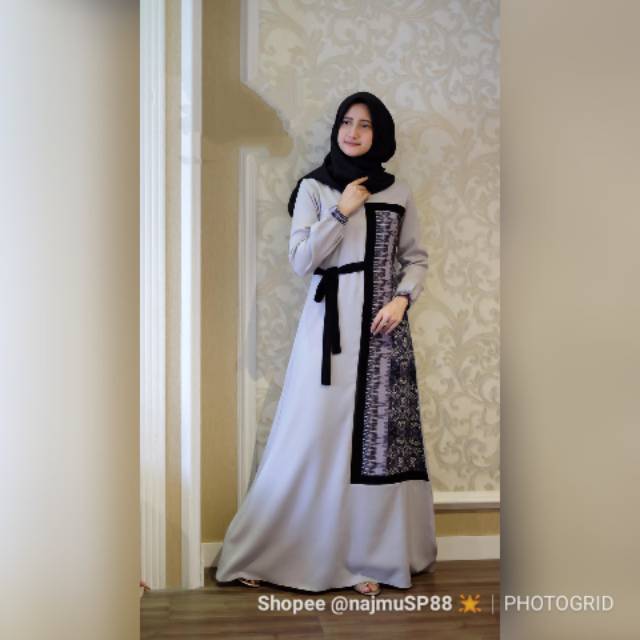 BIANKA DRESS BY KALEELA OFFICIAL GAMIS KALEELA.ID