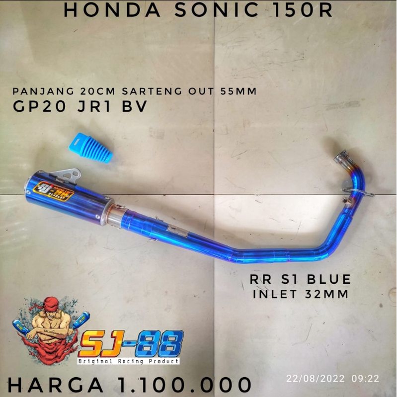 Knalpot Racing Honda Sonic 150 R SJ88