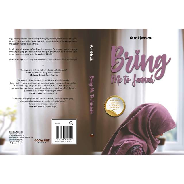NOVEL BRING ME TO JANNAH - NUR HOIRIAH