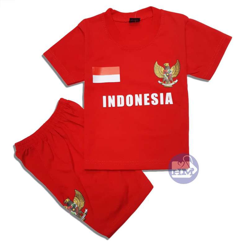 Baju Setelan Anak Cowok Cewek - Baju Setelan Anak Timnas Indonesia