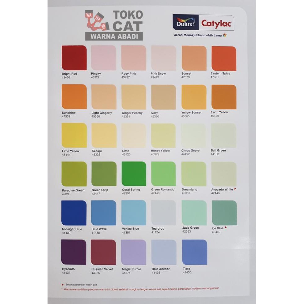 Cat Tembok Dulux Catylac 25 Kg