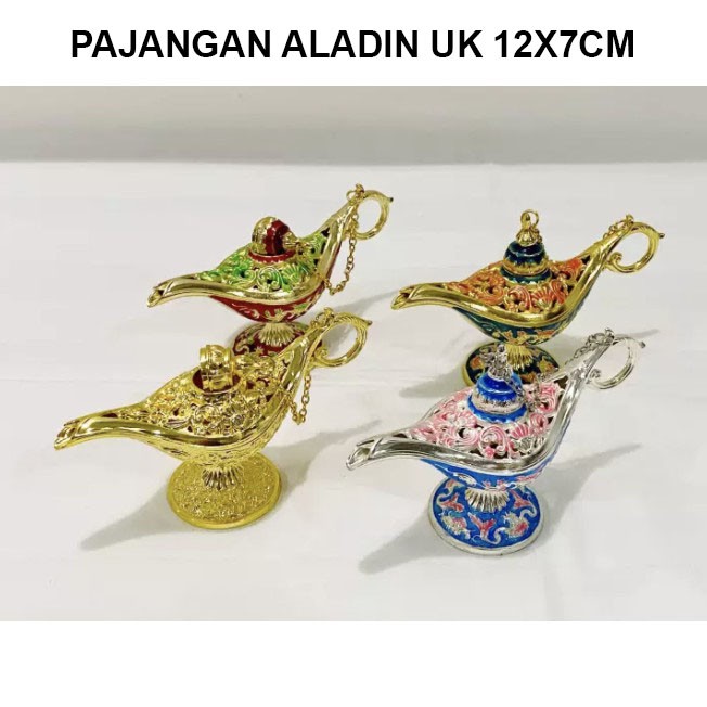 Pajangan Aladin Arab Logam PJA001 Ukuran 12x7CM/PC