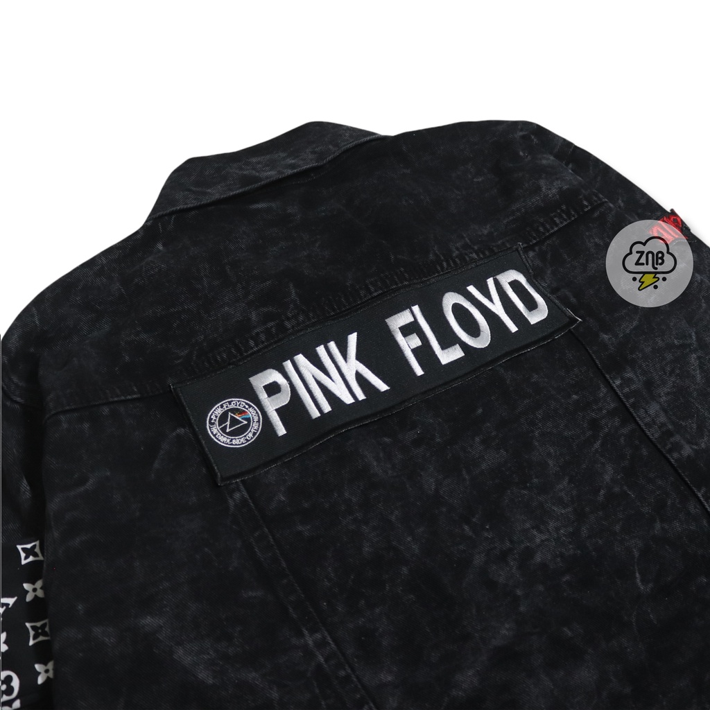 ZINBONS DENIM PATCH BORDIR EXTRA PATCH IRON PATCH PATCH PINK FLOYD