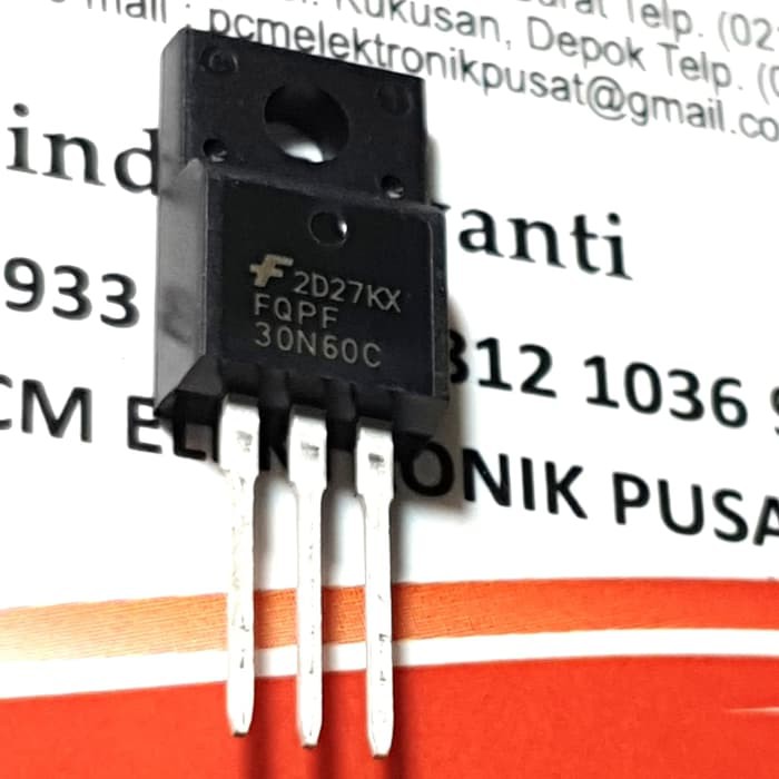 New Transistor mosfet 30 N 60 30N60C body kecil plastik