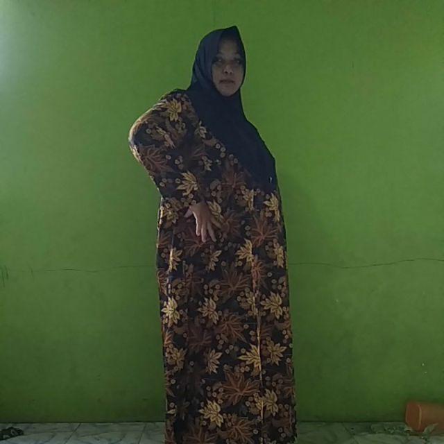 Ms Sarimbit Batik Gamis Sanjoyo Super Jumbo Couple