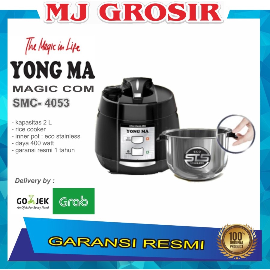 PROMO MAGIC COM YONGMA SMC 4053 SMC4053 2L PENANAK NASI SERBAGUNA