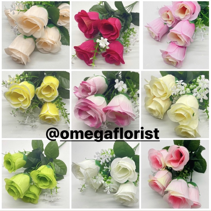 Kuncup OF Artificial Bunga Artificial/Bunga Plastik/Bunga Dekorasi/Dekorasi Pernikahan/Pernikahan