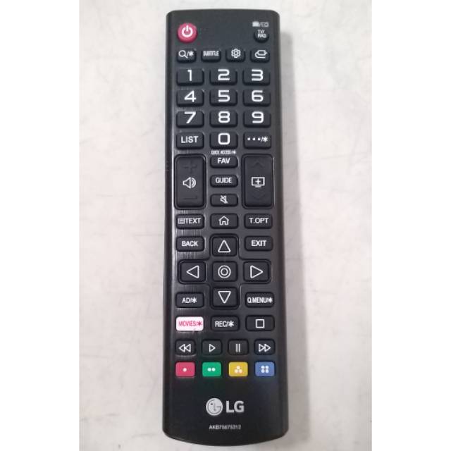 REMOTE REMOT TV LCD LED SMART TV LG AKB 75675312 ORIGINAL ASLI