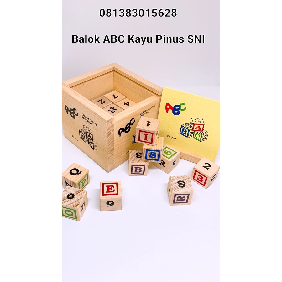 BALOK ABC KAYU PINUS SNI