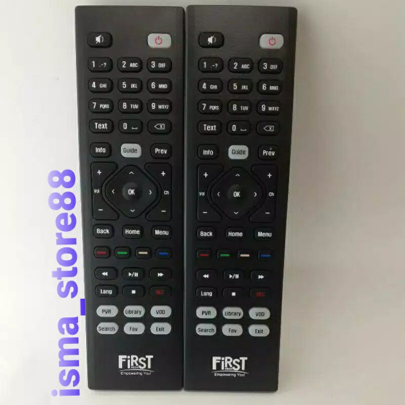 REMOT STB FiRST MEDIA/FRIST HD LG X1 HRSTB 106F01/HD LG DMT-1605LN ORIGINAL ASLI