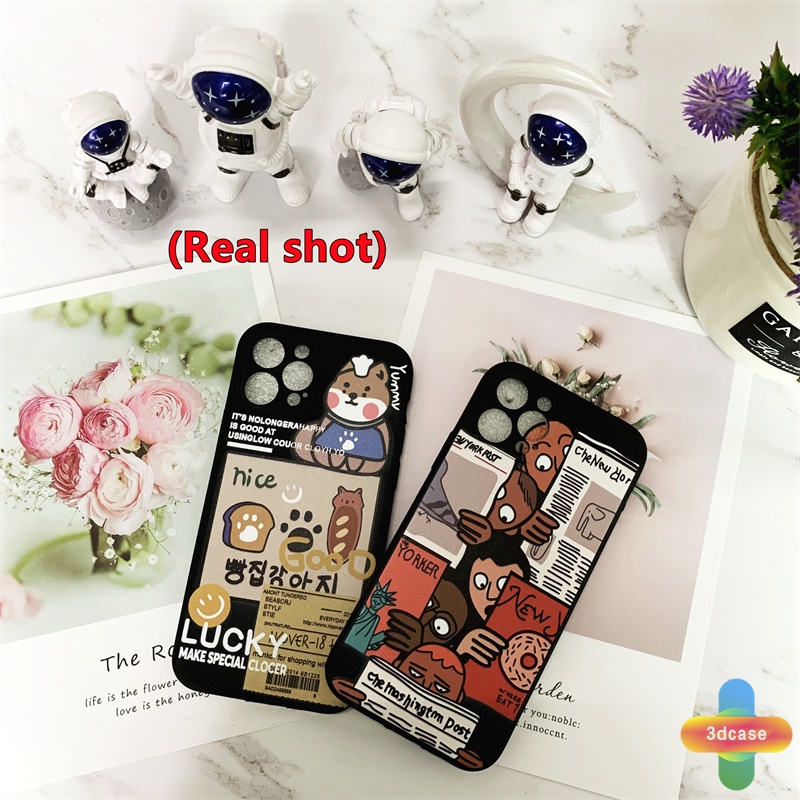 Case Infinix Hot 10s 10 Play Hot 10 10t 10i S4 9 Pro 11 Plus Hot 9 11 Play 11 11S NFC Infinix Smart 4 5 Pro 3 Plus Infinix Note 8 10 Tencno Spark 5 PRO A54 A15 A9 A5 Motif Interesting Retro Newspaper Silicone Case