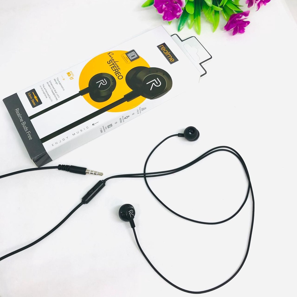 new~Realme Buds2 In Ear Earphone Headset Magnetic MA11 Realme Buds In Ear Headset REALME R105 NEW